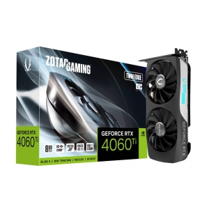 Відеокарта Zotac Gaming GeForce RTX 4060 Ti 8GB Twin Edge OC GDDR6 (ZT-D40610H-10M)