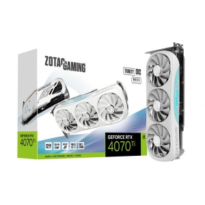 Відеокарта Zotac Gaming GeForce RTX 4070 Ti Trinity OC White ED 12GB GDDR6X (ZT-D40710Q-10P)