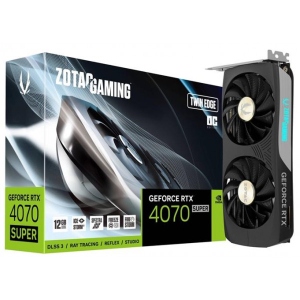 Відеокарта Zotac GeForce RTX 4070 SUPER 12GB GDDR6X Twin Edge OC (ZT-D40720H-10M)