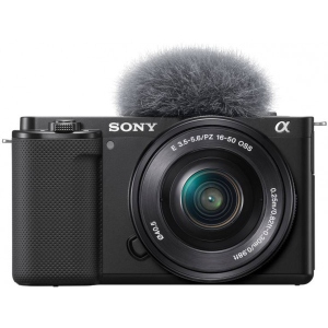 Фотокамера бездзеркальна Sony Alpha ZV-E10 kit 16-50mm Black (ZVE10LB.CEC)