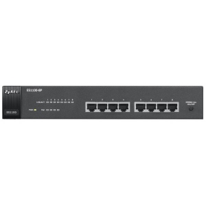 Коммутатор локальної мережі (Switch) Zyxel ES1100-8P