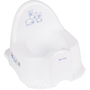 Горщик дитячий Tega Baby ЕСО Зайчики з музикою Білий (PO-059-103)