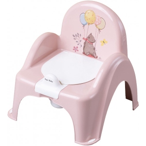 Горщик дитячий Tega Baby стільчик Лісова казка Світло-рожевий (FF-007-107)