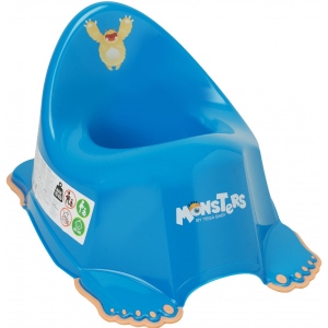 Горщик дитячий Tega Baby Монстрики з протиковзною гумою, Блакитний (MN-001-126) в Україні