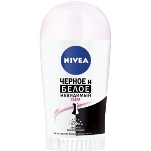 Дезодорант твердий NIVEA антиперсп. Clear Невидимий захист 40мл