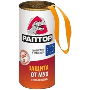 Липка стрічка РАПТОР від мух в гофрокороба (штучна) в каталозі