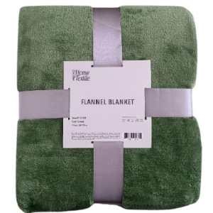 Плед полуторний Ardesto Flannel 160х200 см зелений (ART0209SB)