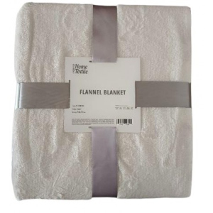 Плед двоспальний Ardesto Flannel 200х220 см айворі (ART0202SB) купити в Києві