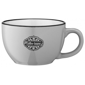 Чашка Ardesto Floerino 480 мл 
Grey (AR3485GY)