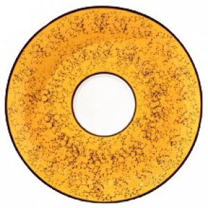 Блюдце Wilmax Splash Yellow 14 см (WL-667435 / B)