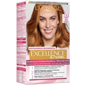 Фарба для волосся L'Oreal Paris Excellence 7.43 Мідний русявий (3600523781270)