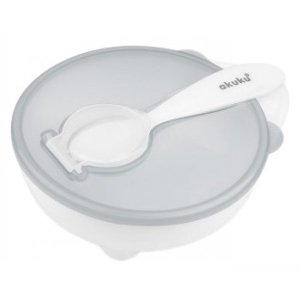 Тарілка для малюка Akuku White (A0424)