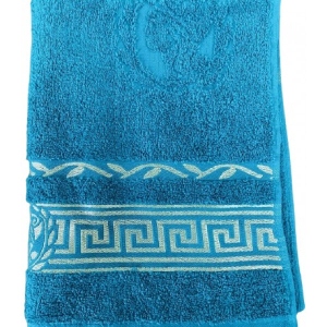 Рушник для обличчя GM Textile махровий ізумрудний Цезар 50х90