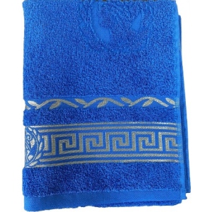 Рушник для обличчя GM Textile махровий блакитний Цезар 50х90