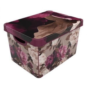 Короб для зберігання Qutu Style Box з/к Rosy 20 л