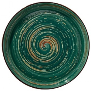 Тарілка обідня Wilmax Spiral Green 23 см (WL-669519 / A)