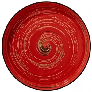 Тарілка обідня Wilmax Spiral Red 28 см (WL-669220 / A)