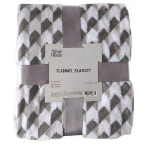 Плед полуторний Ardesto Flannel 160х200 см геометрія (ART0104PB)
