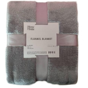 Плед полуторний Ardesto Flannel 160х200 см сірий (ART0203SB)