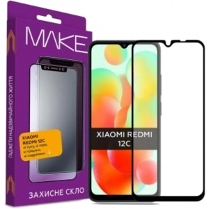 Захисне скло для смартфону MAKE Xiaomi Redmi 12C (MGF-XR12C)