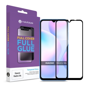 Уцінка - Захисне скло для смартфону MakeFuture Full Cover Full Glue Xiaomi Redmi 9A (MGF-XR9A)