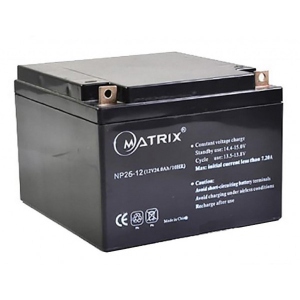 Акумулятор для ДБЖ Matrix 12V 26AH (NP26-12)