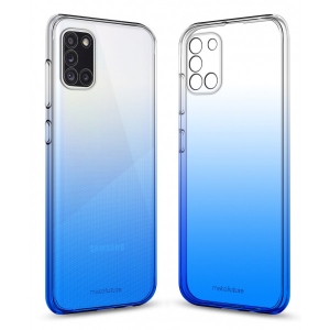 Чохол для смартфону MakeFuture Gradient (Clear TPU) Blue Samsung A31 (MCG-SA31BL)