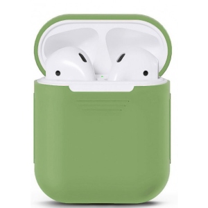 Чохол для навушників MakeFuture Apple AirPods 1/2 Silicone Green (MCL-AA1/2GN)