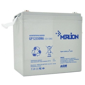 Акумулятор для ДБЖ Merlion 12V-55Ah (GP12550M6)