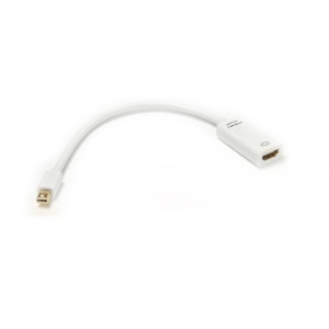 Адаптер Mini Display Port-HDMI PowerPlant mini DisplayPort-HDMI 0.15m White (KD00AS1279)