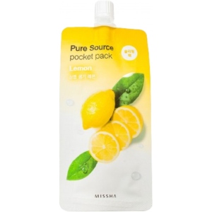 Маска для обличчя Missha Pure Source Pocket Pack Lemon 10 мл (8806185781879)