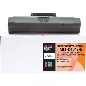 Уцінка - Картридж для лазерних принтерів/БФП Newtone Samsung ML-1660/1665/SCX-3200/3205 Black (аналог MLT-D104S) (MLT-D104S-E)