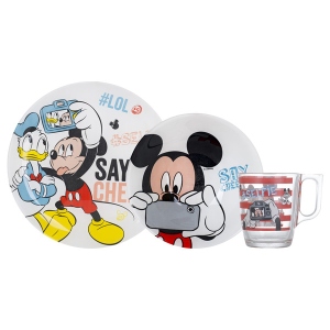 Уцінка - Набір дитячий 3 пр. Luminarc Disney Party Mickey 3 пр. (N5278)