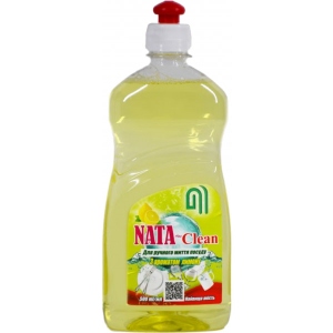 Засіб для ручного миття посуду NATA-Clean з ароматом лимону 500 мл (4823112600717) Київ