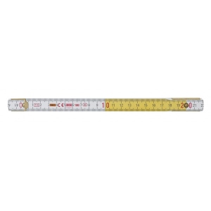 Mетр складний Neo Tools 74-020 White-Yellow 2m