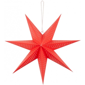 Декор New Year Novogod'ko Зірка 3D червона, 45 см, LED (974219)
