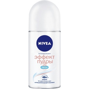 Дезодорант кульковий NIVEA антіперспЕффект пудри Fresh 50мл