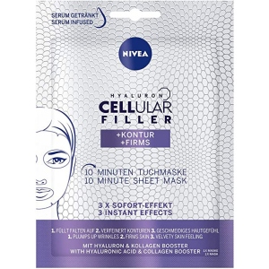 ціна Маска для обличчя NIVEA Hyaluron Cellular Filler Тканинна з гіалуроновою кислотою (4005900623720)