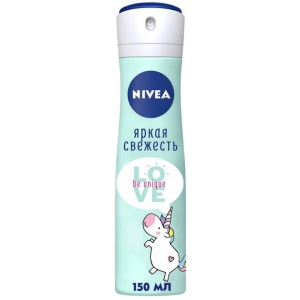 Дезодорант аерозольний NIVEA антіперсп LOVE BE TRENDY Яскрава свіжість 150мл
