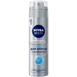 Гель для гоління NIVEA Срібний Захист 200мл