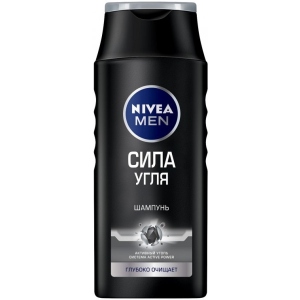 Шампунь чоловічий NIVEA Сила вугілля 250мл