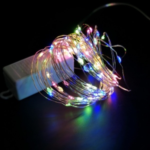 Гірлянда лінійна Novogod'ko на мідному дроті, 100 LED, багатокол., 10 м, 8 реж. (973784)