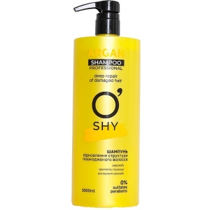 Шампунь жіночий O'Shy Argan Professiona Відновлення структури пошкодженного волосся 1 л (4820195508282)