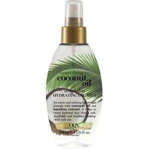 порівняти ціни на Спрей для волосся OGX Coconut Oil Увлажняющее з кокосової маслом 118 мл (0022796976475)