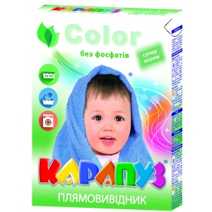 Засіб для видалення плям Карапуз Сolor з ензимами, 0,5 кг інтернет-магазин