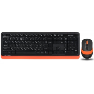 Клавіатура + миша бездротова A4tech FG1010 (Orange)