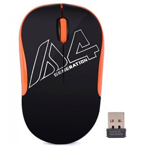 Миша бездротова A4tech G3-300N (Black+Orange)