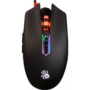 Миша дротова ігрова Bloody Q80  Neon XGlide Black USB
