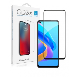 Захисне скло для смартфону ACCLAB Full Glue for Oppo A76 4G Black (1283126528859)