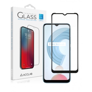 Захисне скло для смартфону ACCLAB Full Glue for Realme C21 Black (1283126518386)